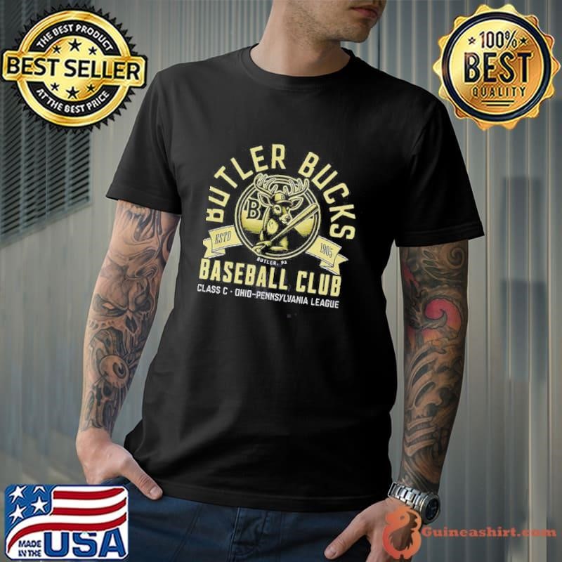 Butler Bucks Baseball Club Class C Ohio Pennsylvania League Estd 1905 Shirt