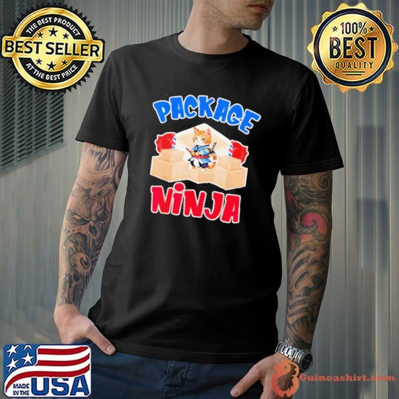 Cat package ninja shirt