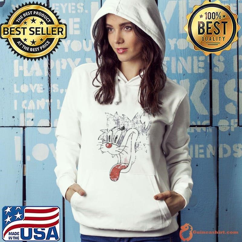 Crazy Cat Smiling Psycho Ringer Hoodie