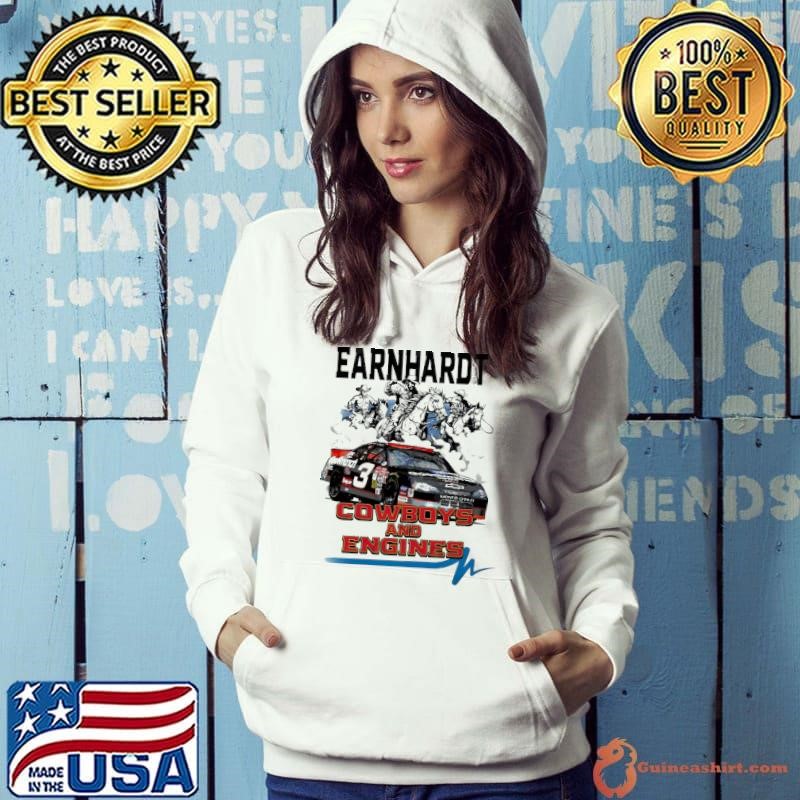 Dale Earnhardt Cowboys & Engines Car Hoodie