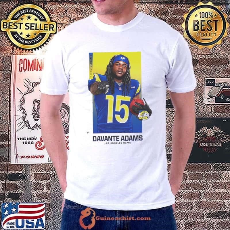 Davante Adams Pointing Los Angeles Rams 15 Blue Jersey Unisex