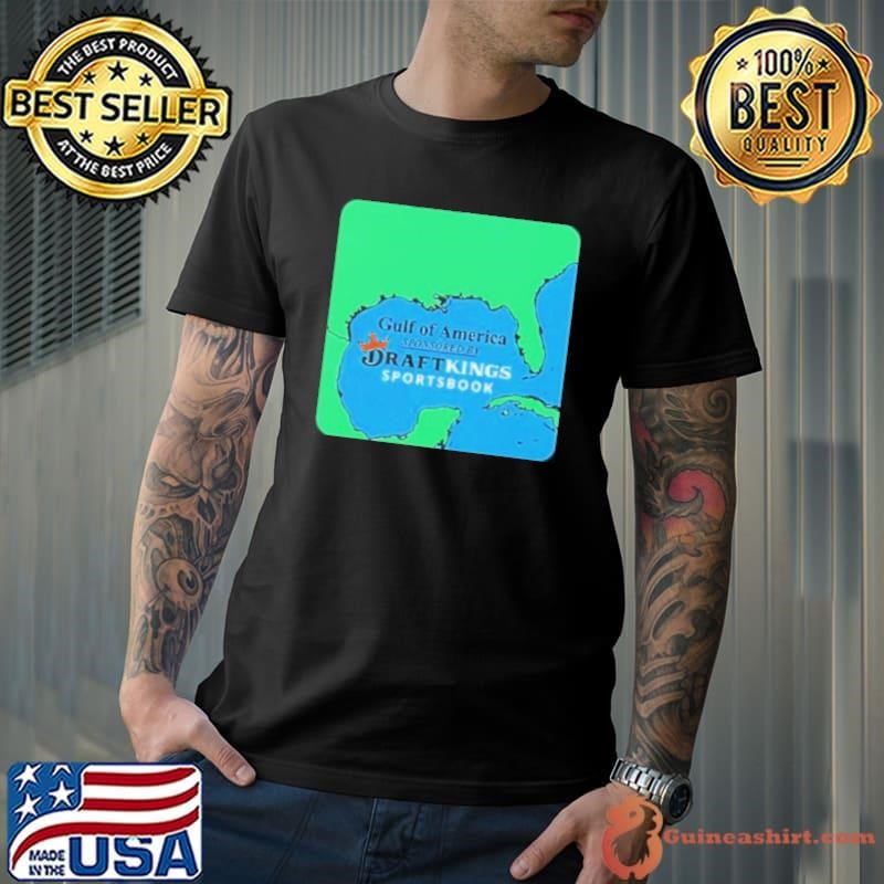 Gulf of america sponsored by draft kings sportsbook t shirt