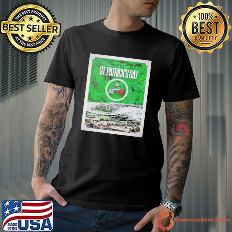 Iowa State Cyclones Football Happy St. Patricks Day 2025 Aer Lingus CFB Classic Vs Kansas State Wildcats Poster shirt