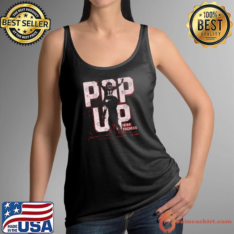 Isiah Pacheco American professional football running back Kansas City Pop Up T-Shirt