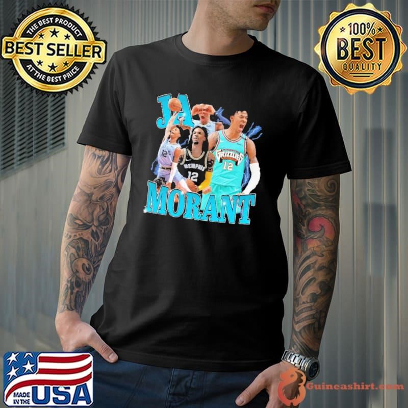 Ja Morant American professional basketball Vintage Collage T-Shirt
