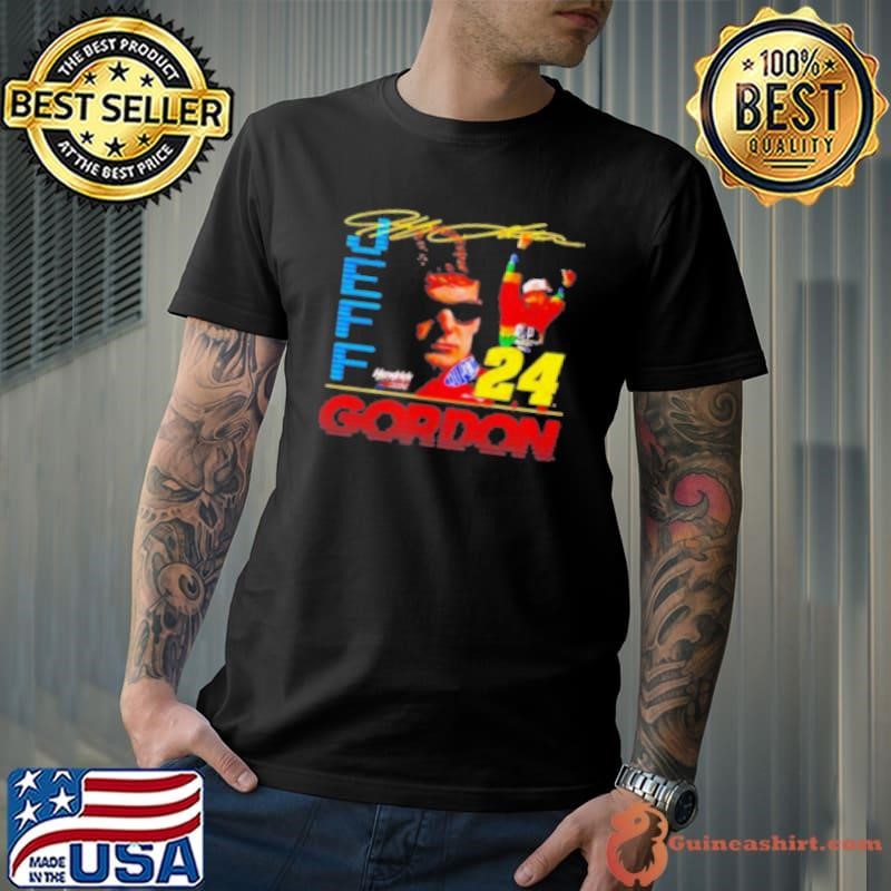 Jeff Gordon no 24 signature vintage Shirt