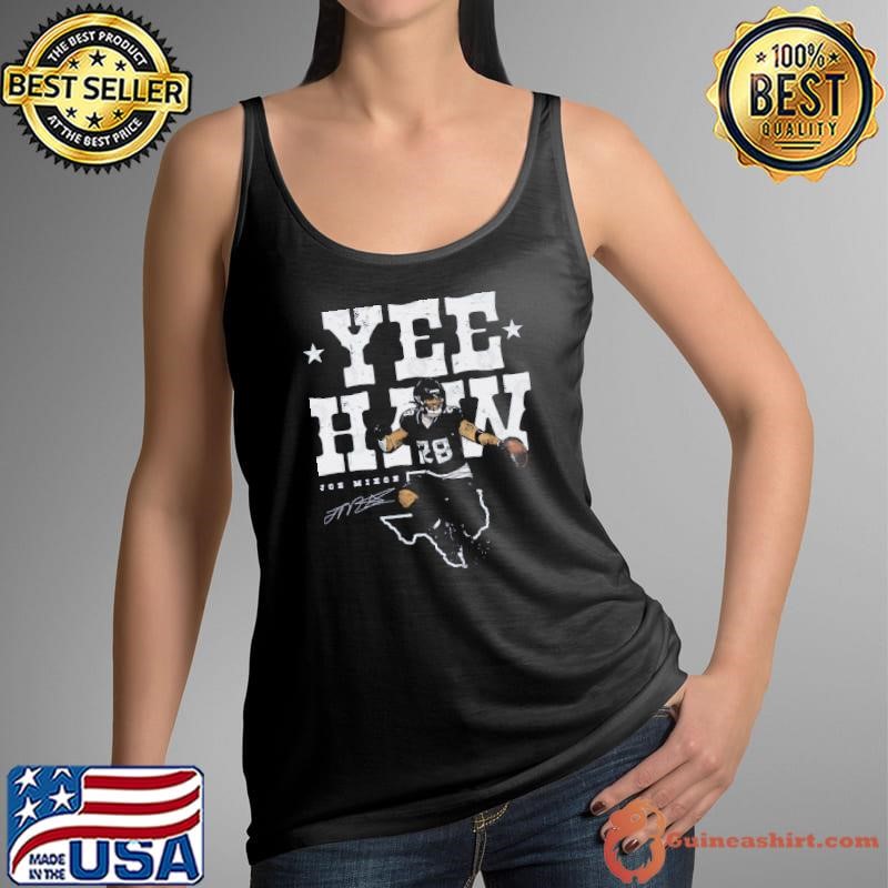 Joe Mixon Houston Cowboy Horseback Celly Signature T-Shirt