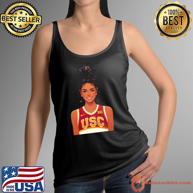 JuJu Watkins Smile American college basketball USC Trojans Tank Top