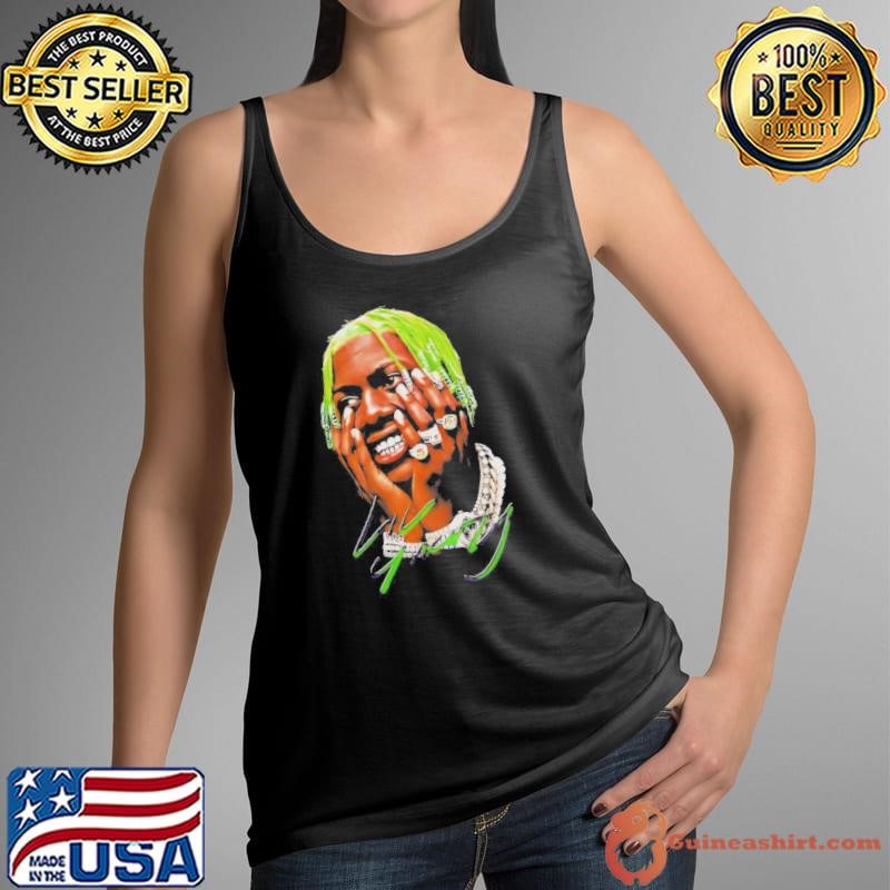 LIl Yatchy LY Green Face Rings Tank Top