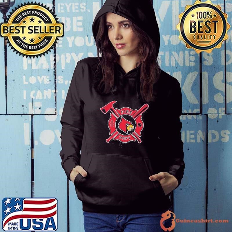 Louisville Cardinals Fire Dept Firefighters Hoodie