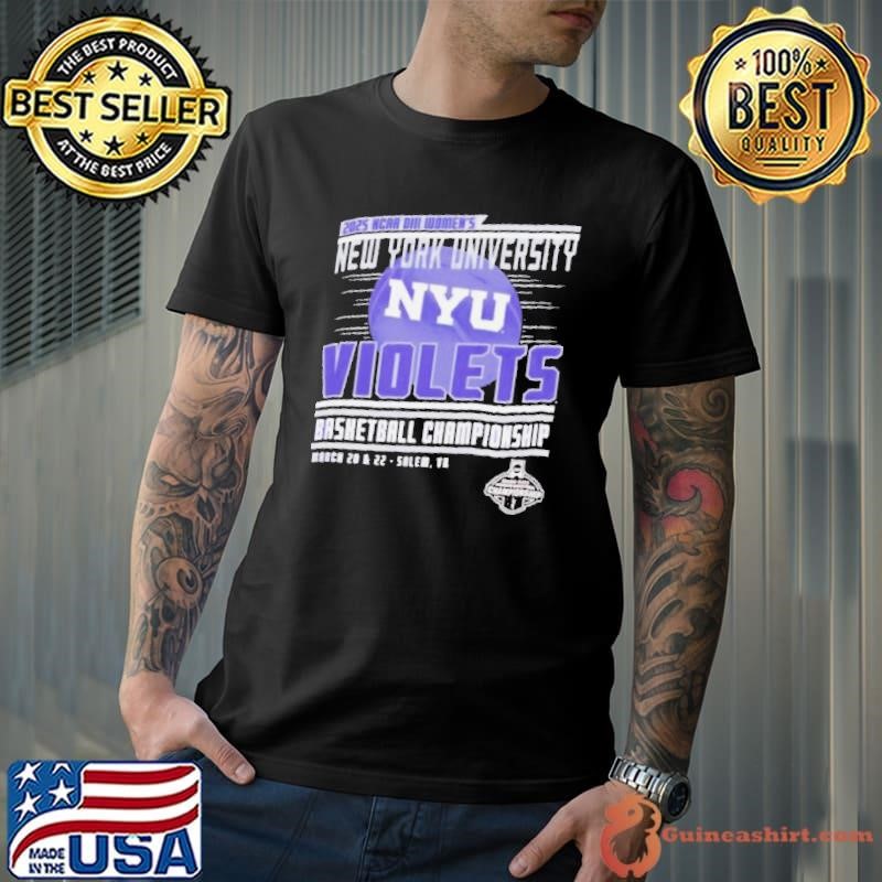 NCAA DIII Women’s New York University Violets basketball Championship 2025 shirt