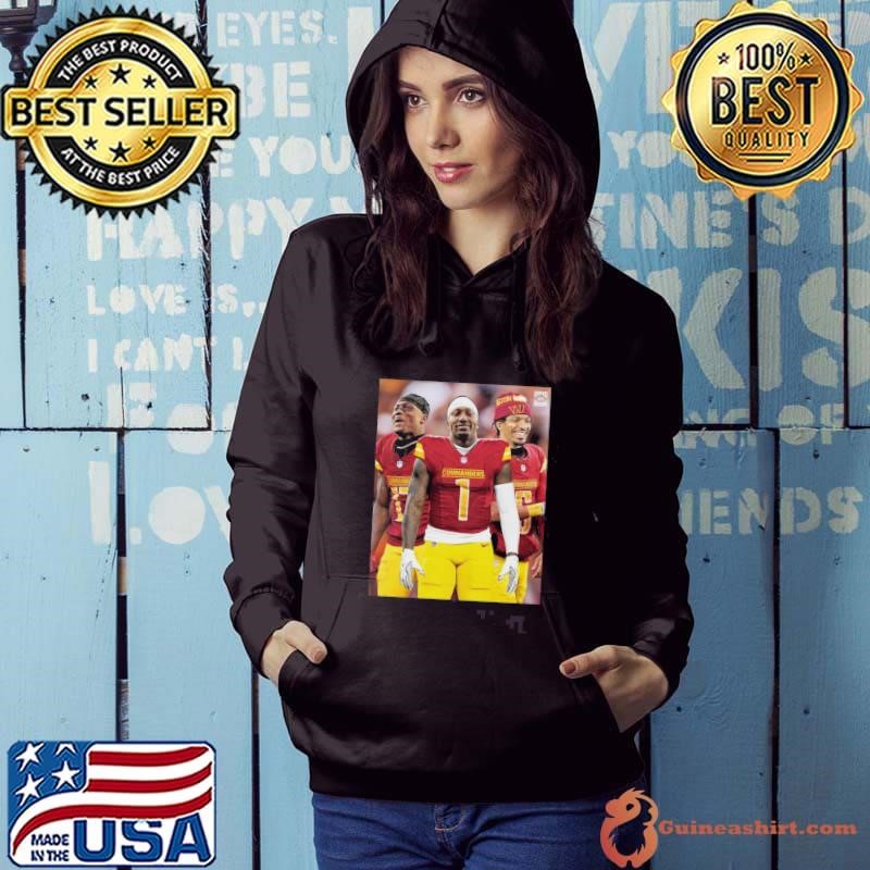 NFL Washington Commanders New Look Offense QB Jayden Daniels RB Brian Robinson Jr. RB Austin Ekeler Hoodie