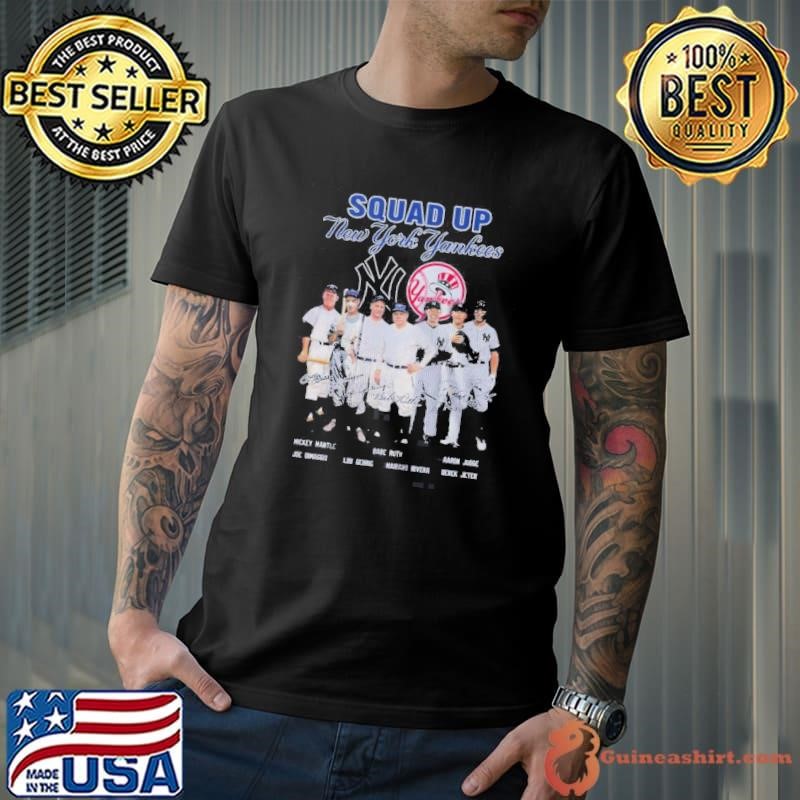 New York Yankees Squad Up Signatures shirt