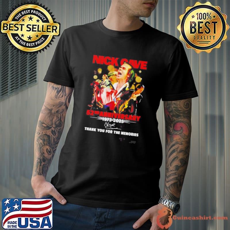 Nick Cave And The Bad Seeds 52nd Anniversary 1973 2025 Signature Unisex