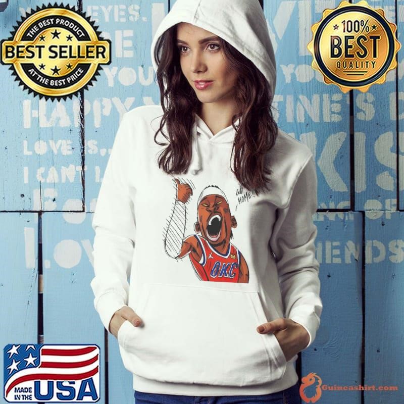Original Shai Gilgeous Oklahoma City Thunder Basketball Go Home Cartoon Hoodie