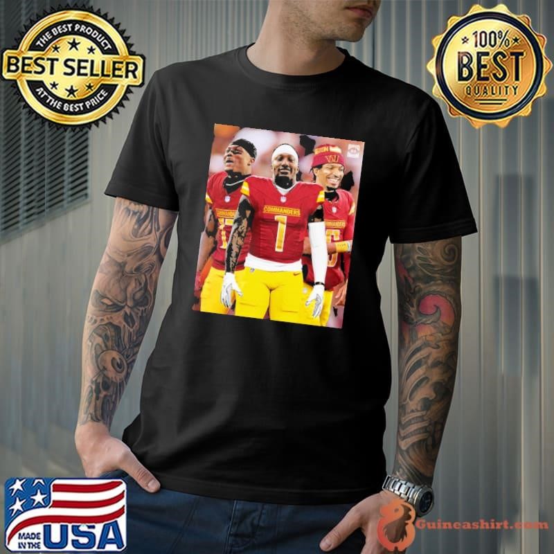 Poster New Look Offense Washington Commanders Deebo Samuel, Jayden Daniels, Terry McLaurin 2025 shirt