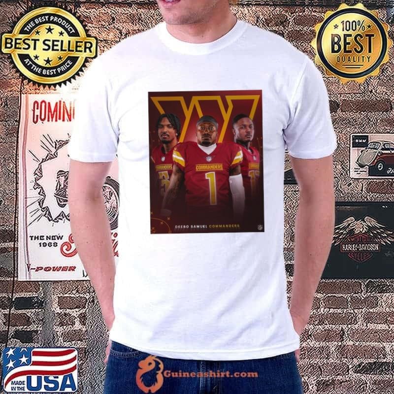 Poster The Washington Commanders new trio NFL Deebo Samuel, Jayden Daniels, Terry McLaurin 2025 Unisex