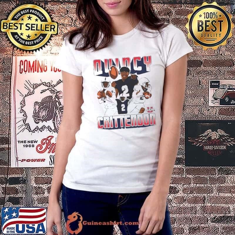 Quincy Crittendon Samford Bulldogs Cartoon Player Collage Ladiestee