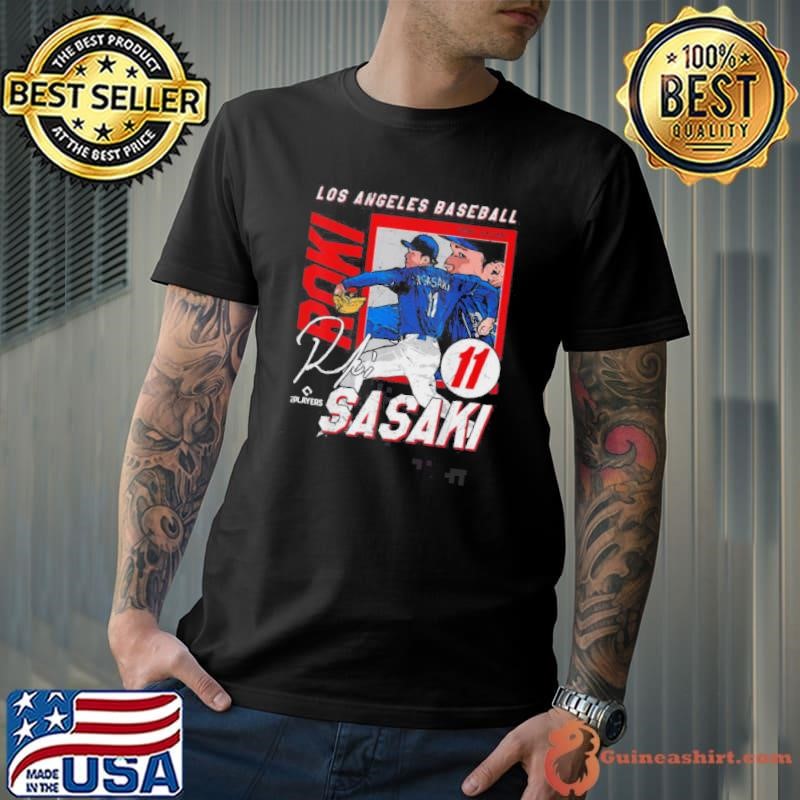 Roki Sasaki _ Los Angeles D MLB Baseball Players_ MLBROS204M shirt