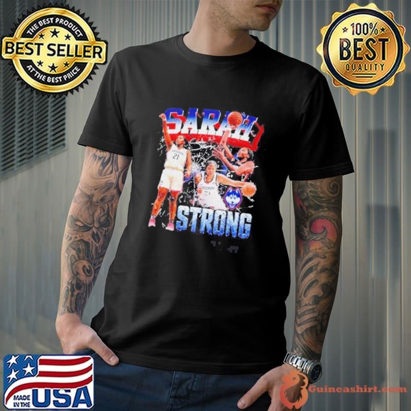 Sarah Strong UConn Huskies 90s Vintage Graphic Shirt