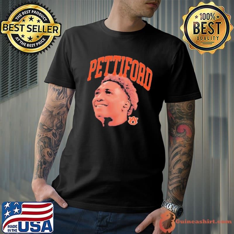 Tahaad Pettiford Auburn Tigers basketball portrait big head shirt