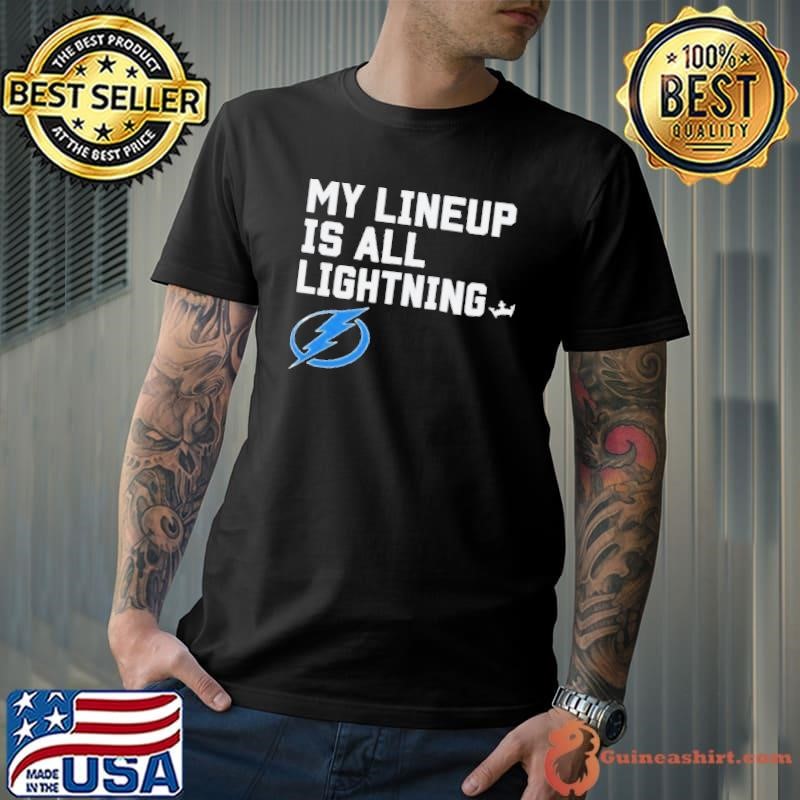 Tampa Bay Lightning my lineup is all logo shirt
