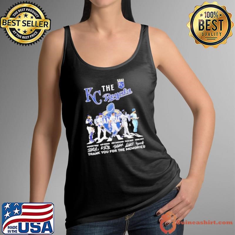 The Kansas City Royals thank you for the memories signature shirt