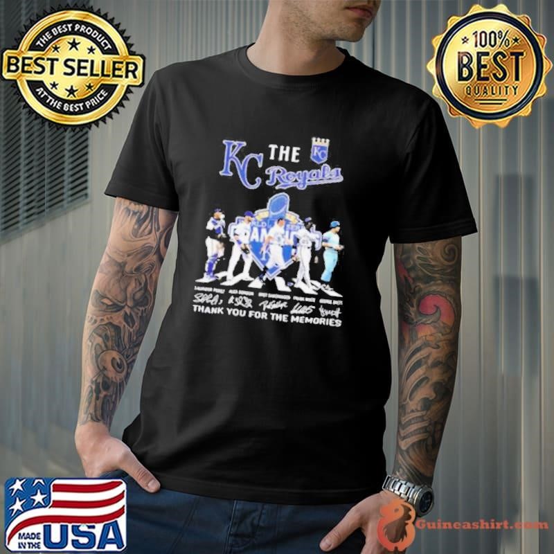 The Kansas City Royals thank you for the memories signature Unisex
