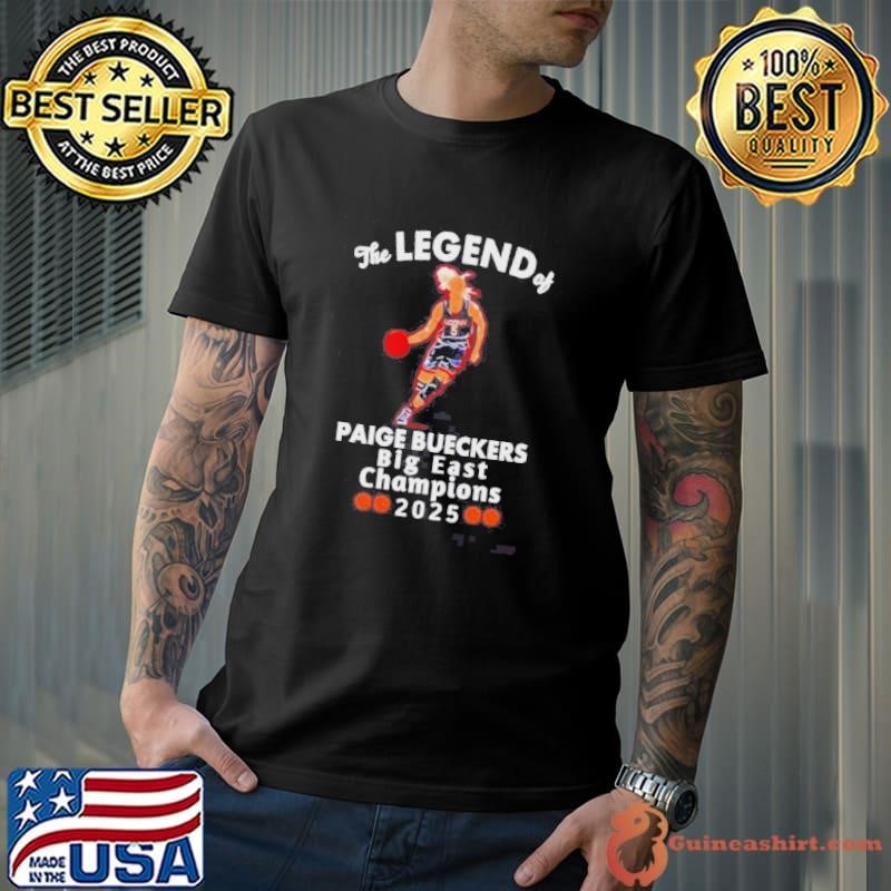 The Legend Of Paige Bueckers Big East Champions 2025 Shirt
