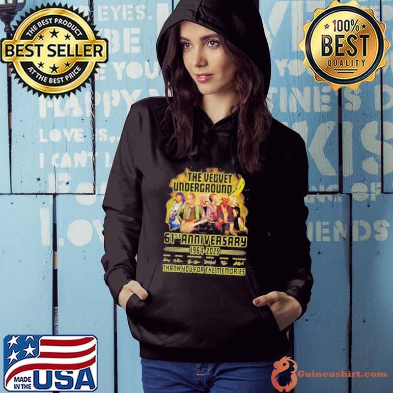 The Velvet Underground 61st Anniversary 1964 2025 Thank You For The Memories Hoodie