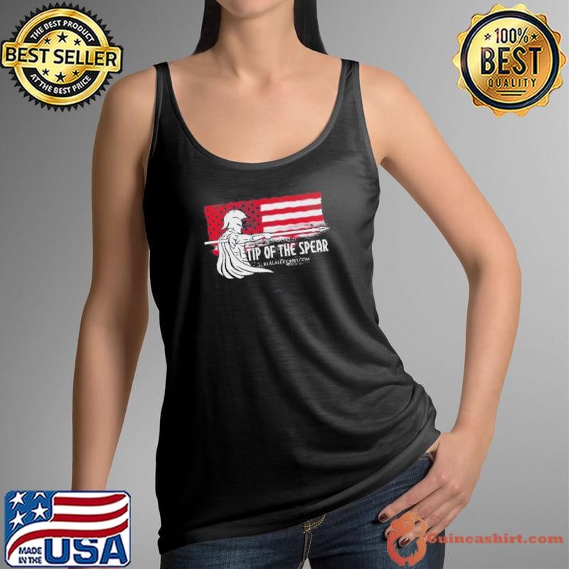 Tip Of The Spear Spartans American Flag Shirt