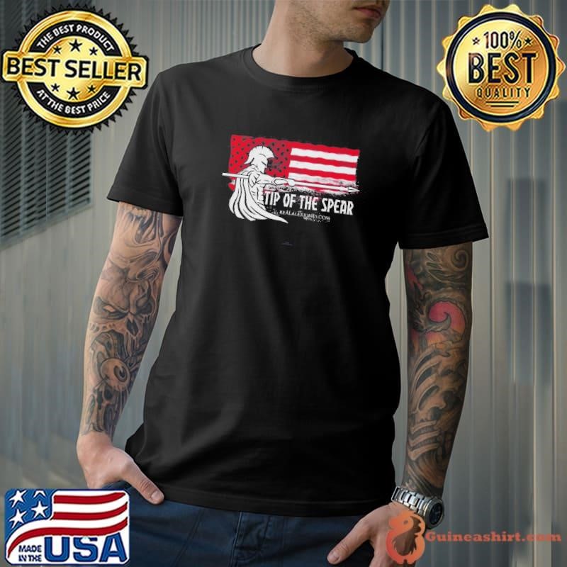 Tip Of The Spear Spartans American Flag Unisex