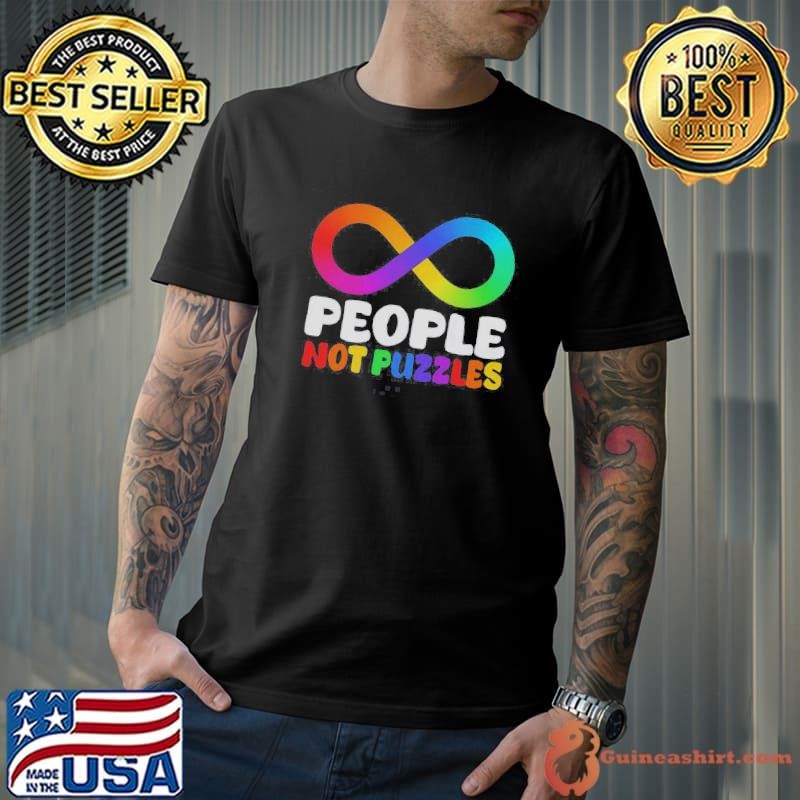 Top People Not Puzzles Autism Awareness Shirt