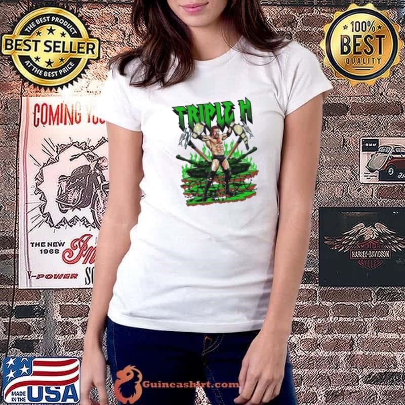 Triple H WWE cartoon graphic Ladiestee