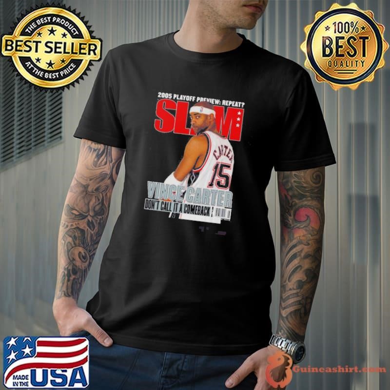 Vince Carter New Jersey Nets Mitchell Ness Dont Call It A Comeback SLAM Shirt