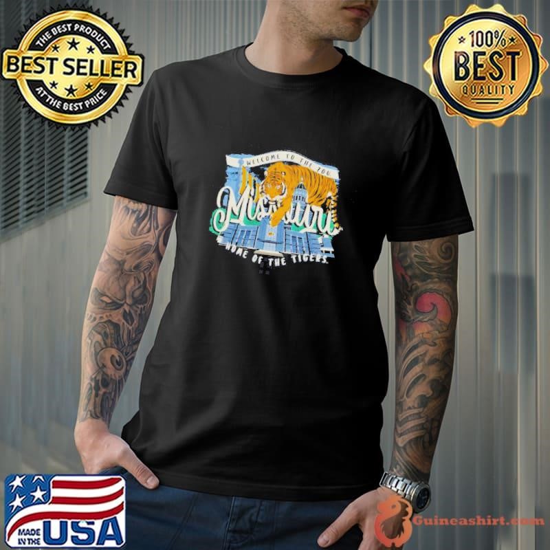 Welcome To The Zou Home Of The Tigers Missouri Tigers Shirt