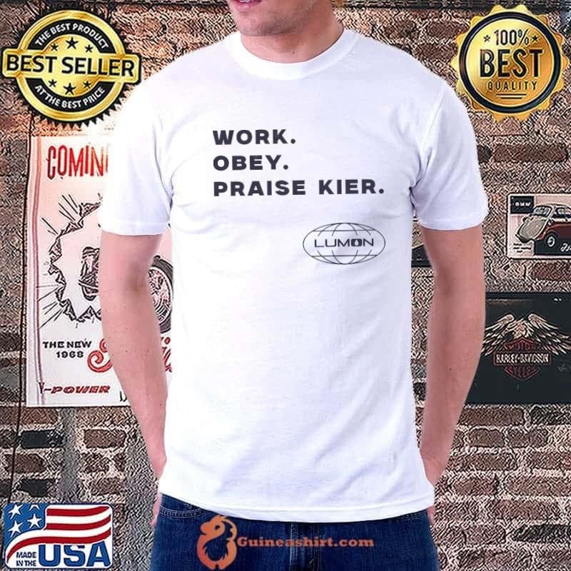 Work Obey Praise Kier Lumon Severance T-Shirt