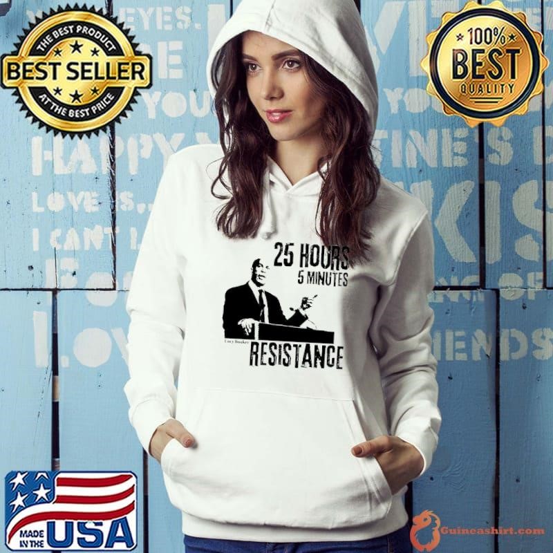 25 Hour 5 Minutes Resistance Cory Booker shirt