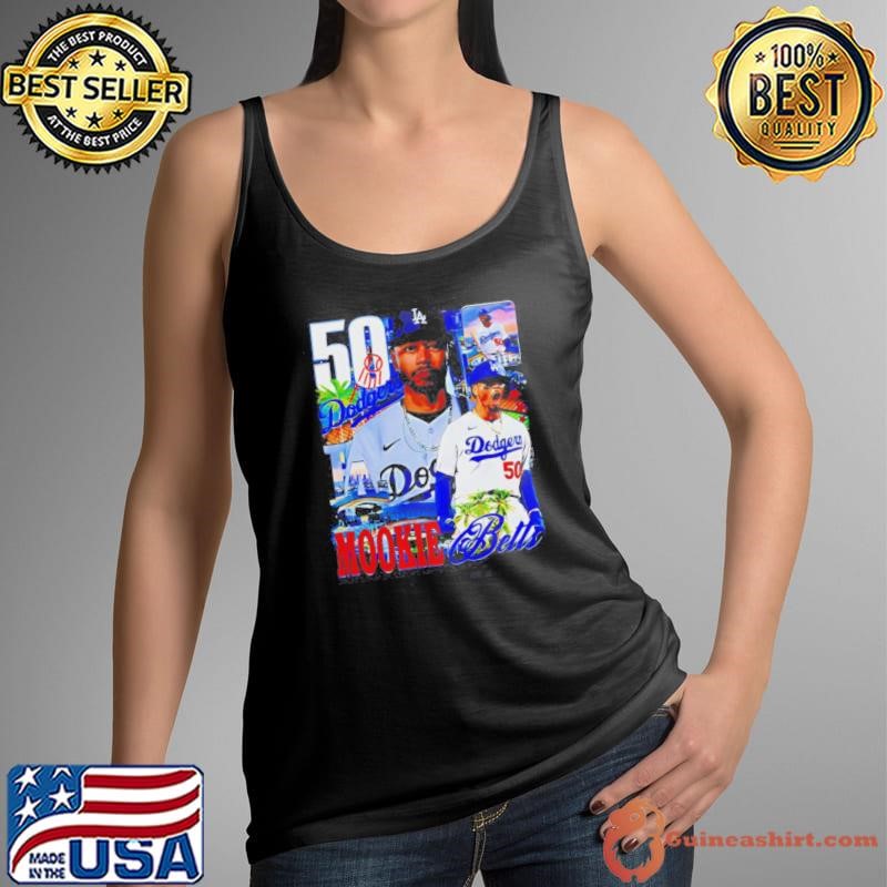 50 Mookie Betts Dodgers Graphic Tank Top