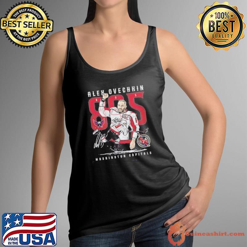 Alex Ovechkin Washington Capitals 895 Career Goals The Shot Tank Top
