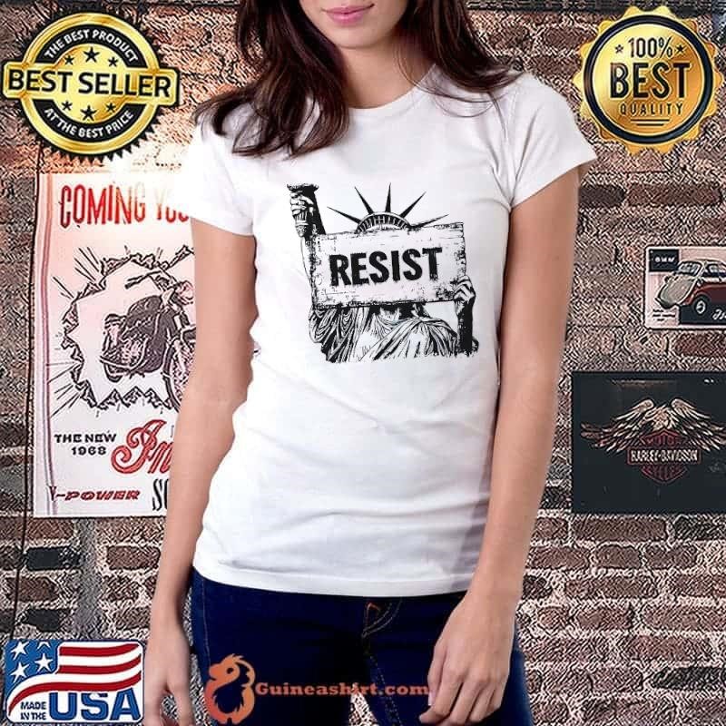 Anti Trump resist liberty usa shirt