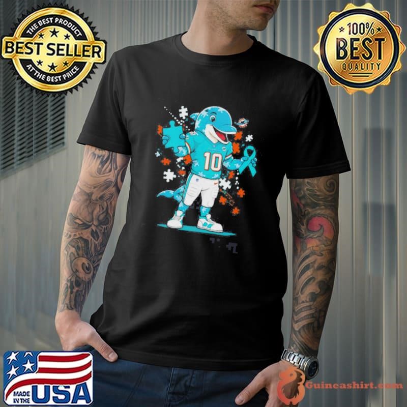 Autism Awareness Miami Dolphins Mascot 2025 Unisex