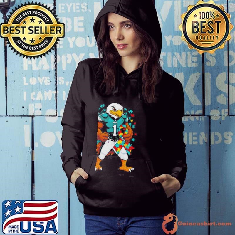 Autism Awareness Philadelphia Eagles Mascot 2025 Hoodie