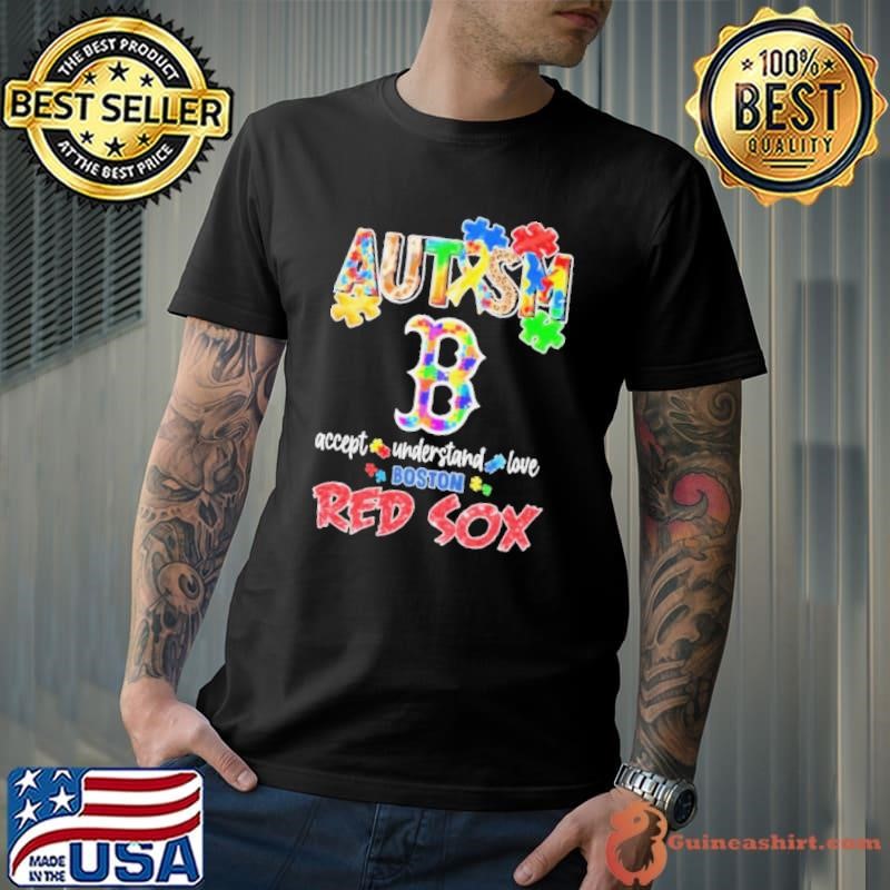 Boston Red Sox Autism Accept Understand Love 2025 Unisex