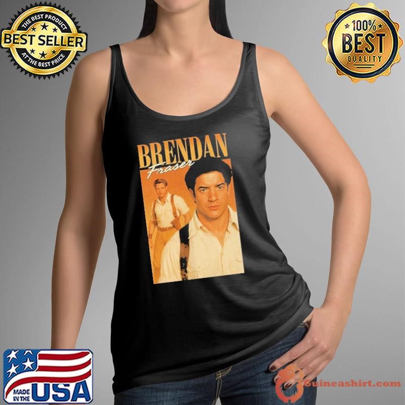 Brendan Fraser The Mummy portrait shirt