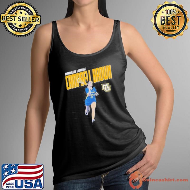 Campbell Brown Marquette lacrosse shirt