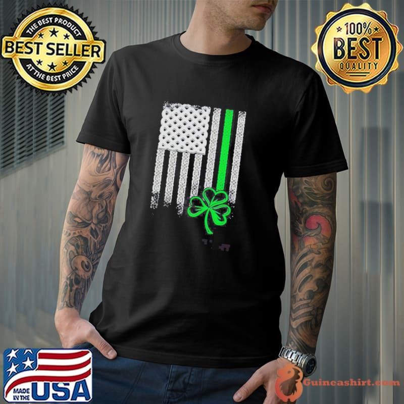 Clover And American Flag Boston Unisex