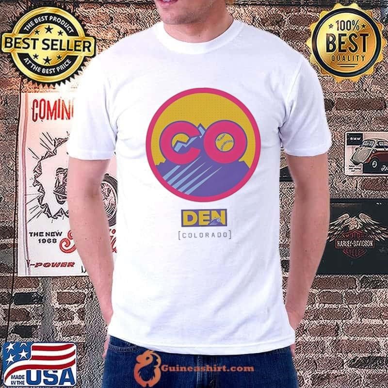 Colorado Rockies 2025 City Connect logo shirt
