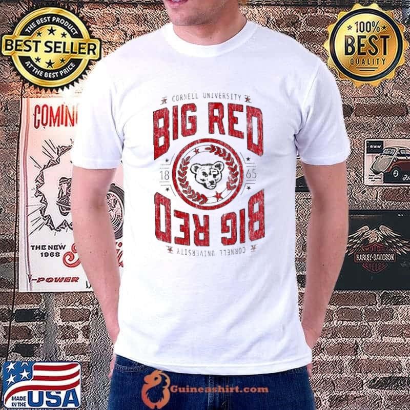 Cornell University Mirror Big Red Relaxed 1865 Unisex