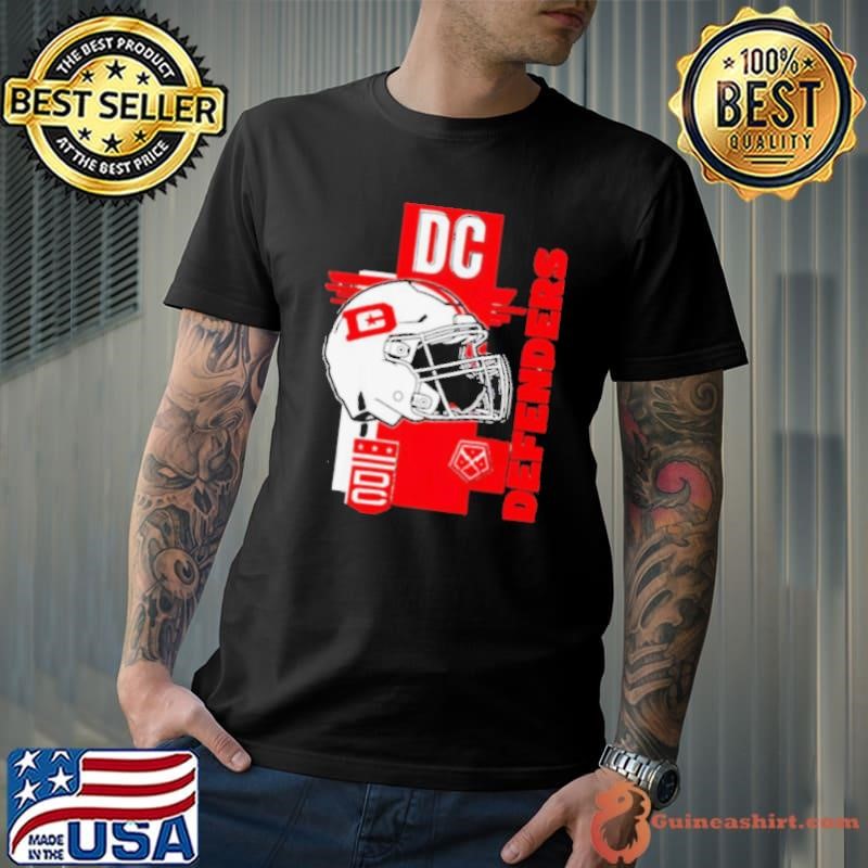 DC Defenders Football helmet frame shirt